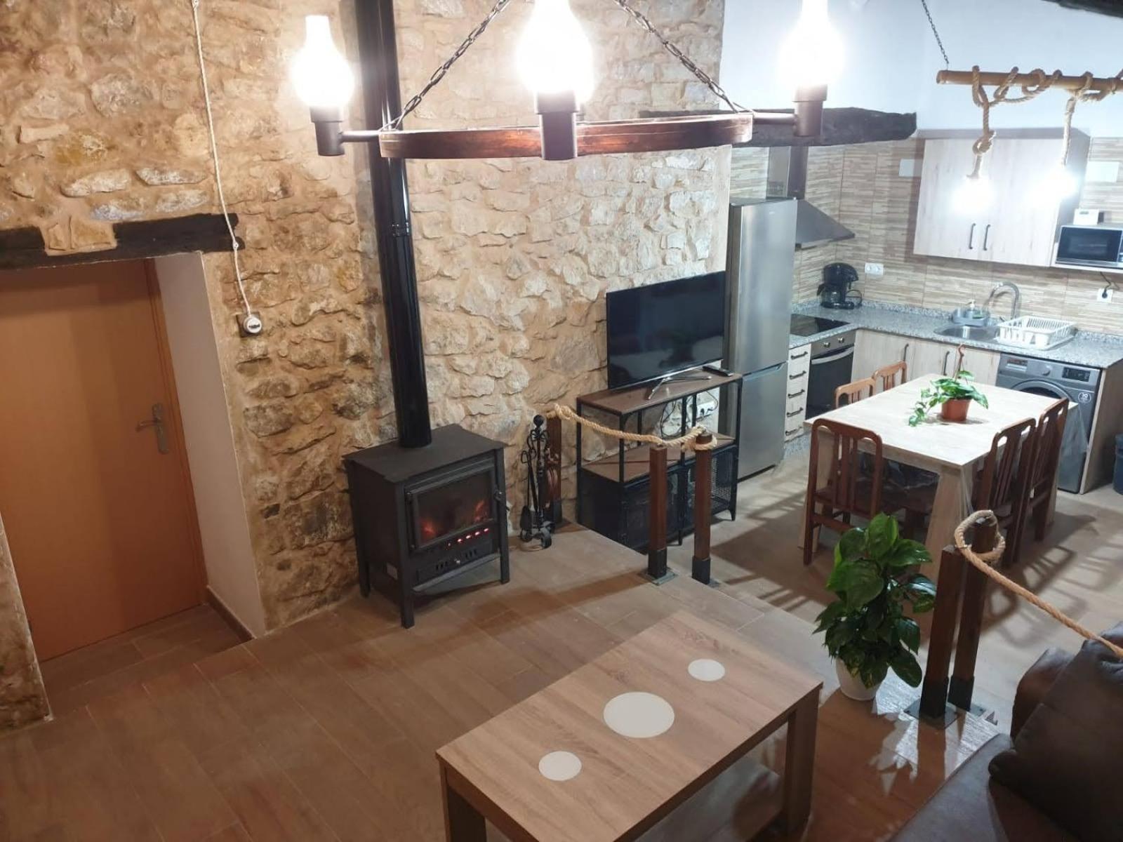 Casa Rural Chulilla Villarroya de los Pinares Oda fotoğraf